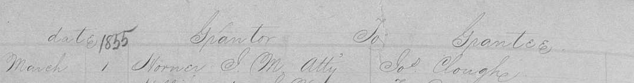 Deed index - Horner by atty to Clough