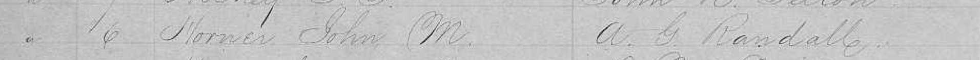 Deed index - Horner to Randall